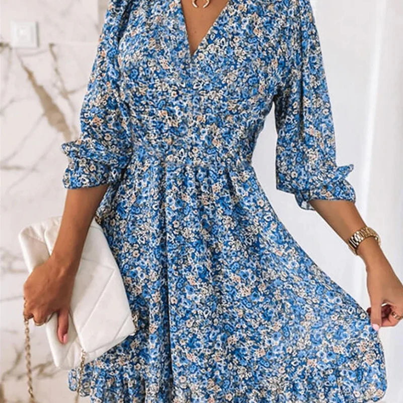 Robe Féminine Chic et Décontractée pour Femme | Taille Midi