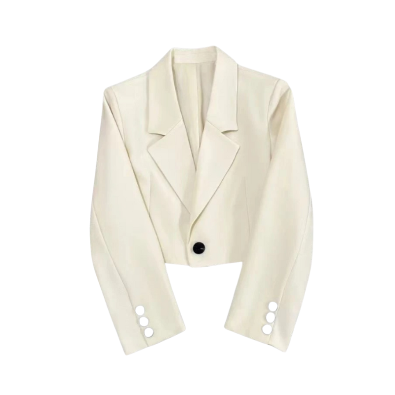 Blazer Femme Élégant à Manches Longues