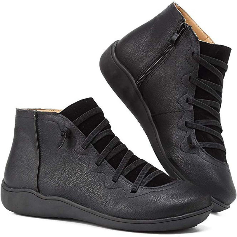 Bottes Cuir Féminines Hiver Chic