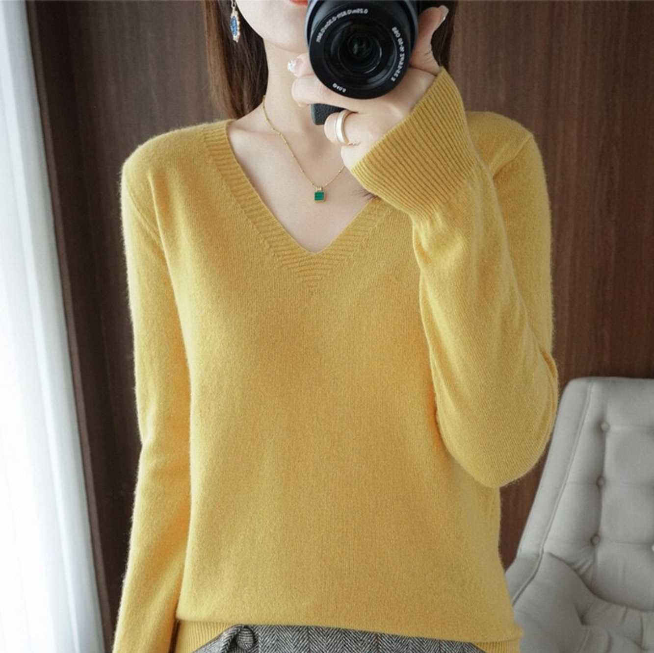 Pull Chic Femme Élégant