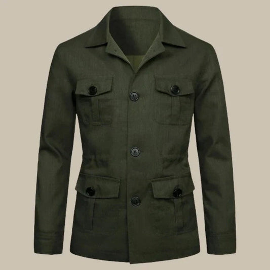 Veste Classique Manches Longues Boutonnée - LuxeStyle