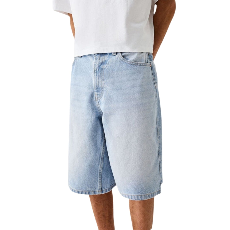 Short Décontracté à Jambe Élargie avec Poches