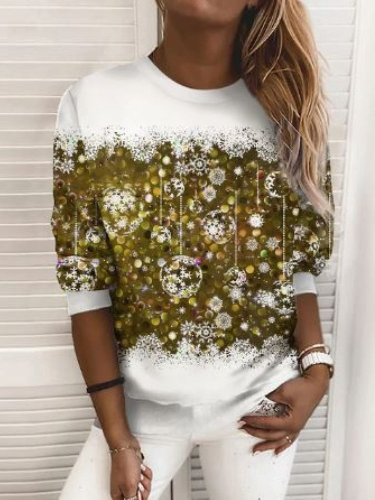 Sweat Chic Manches Longues Imprimé