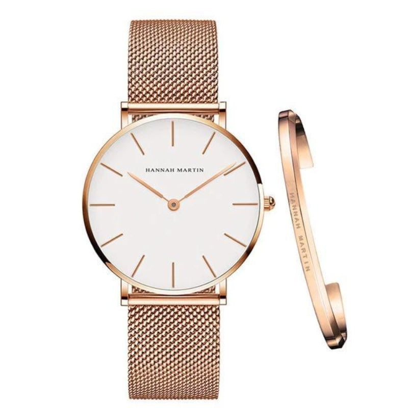 Montre Femme Élégante avec Bracelet Réglable
