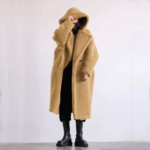 Manteau épais femme | Parka hivernale longue