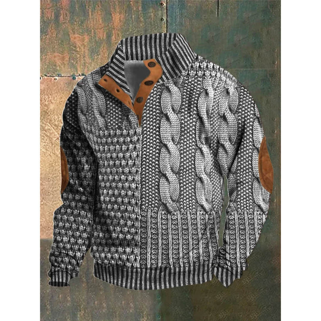 Pull En Laine Douillet Pour Hommes Hiver