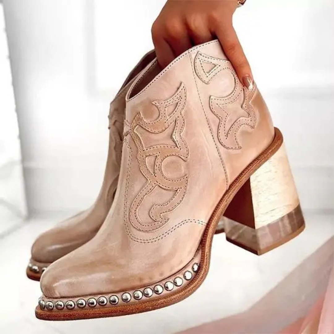 Bottes Hauts Talons Élégantes Féminines
