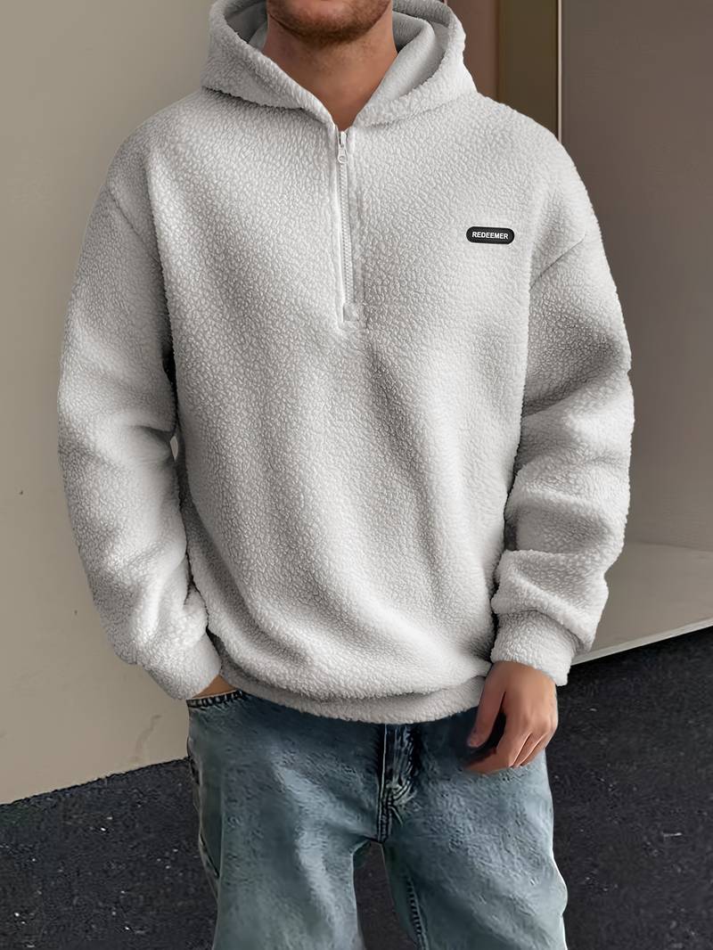 Sweat à Capuche Epais pour Homme Hiver