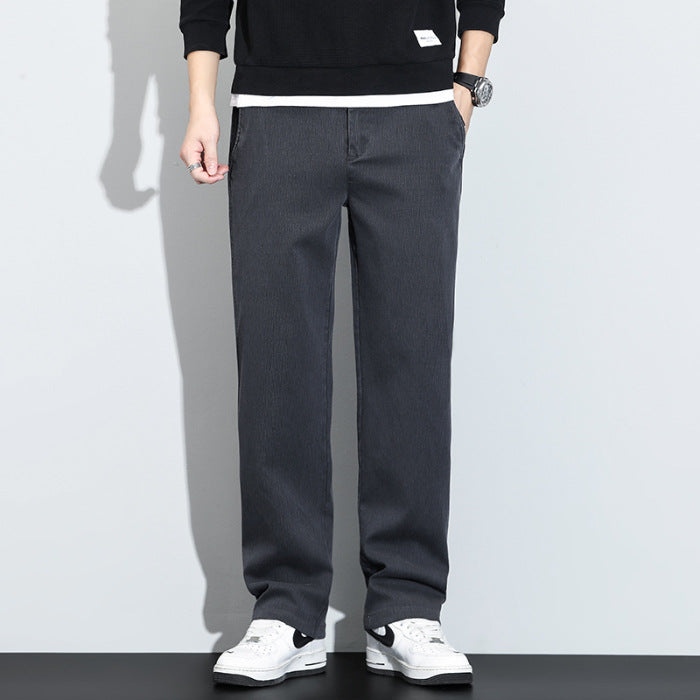 Pantalon de Travail Homme Robuste – Pantalon Chasse Anti-Plis avec Jambes Droites & Fermeture Rapide