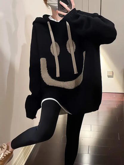 Sweat à Capuche Manches Longues Coloré pour Homme