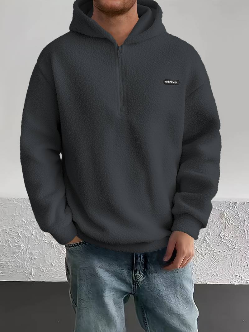 Sweat à Capuche Epais pour Homme Hiver