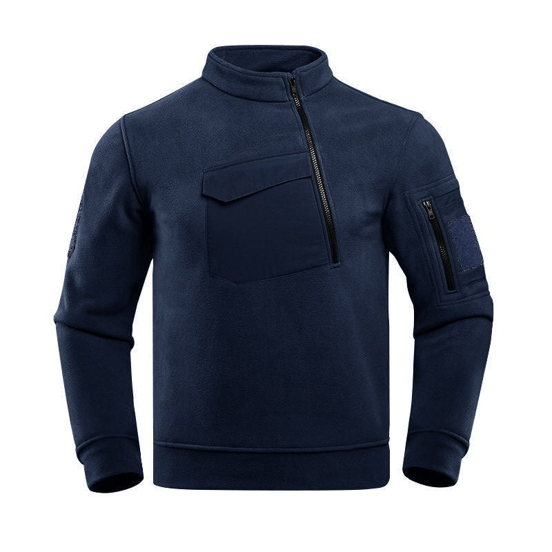 Veste Hivernale Chaude avec Poches Fermées pour Homme
