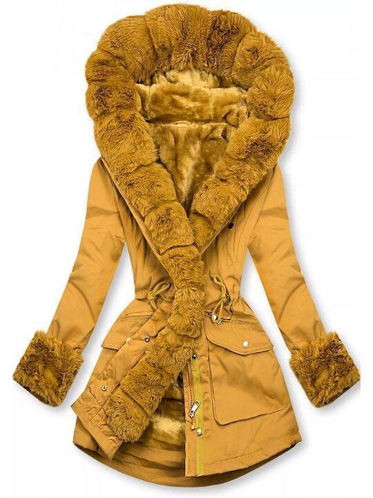Veste Hivernale Douillette avec Doublure Peluche pour Femme