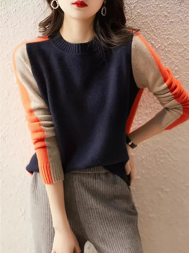 Pull Femme Grand Volume Col Rond - BlxckFR