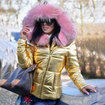 Veste Mode Hiver À Capuche