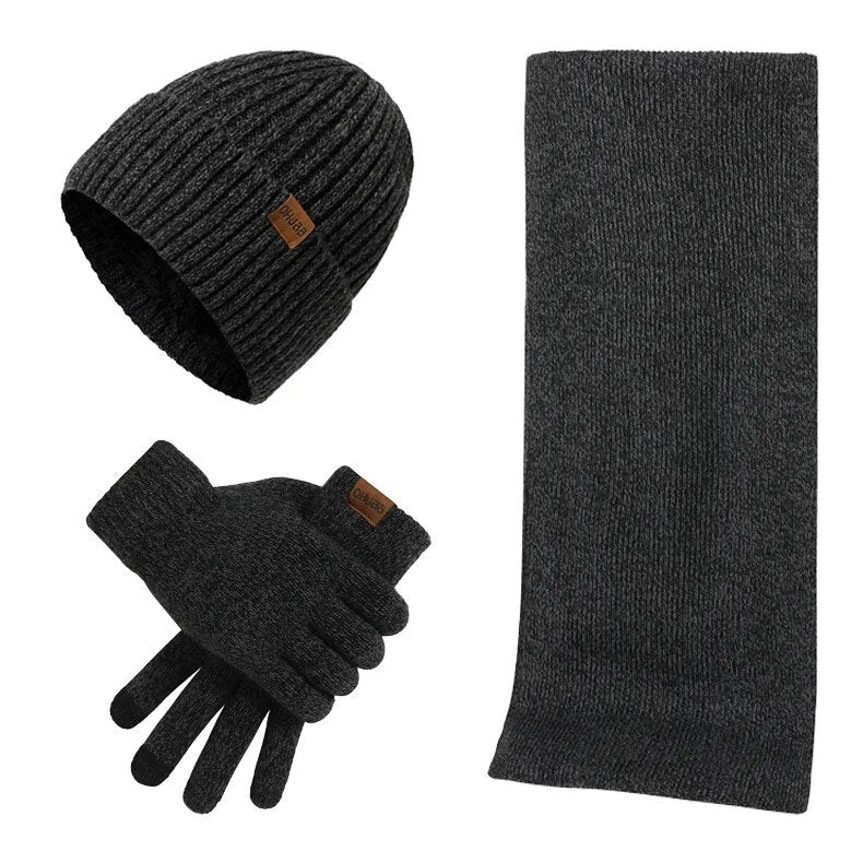 Écharpe, Bonnet et Gants Doublés Neige pour Femme