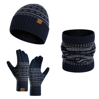 Tenue Hiver Complète avec Chapka, Foulard et Mitaines pour Adultes