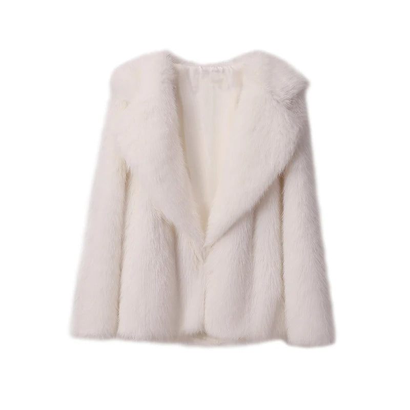 Manteau Femme Hiver Élégant avec Fermeture Cachée