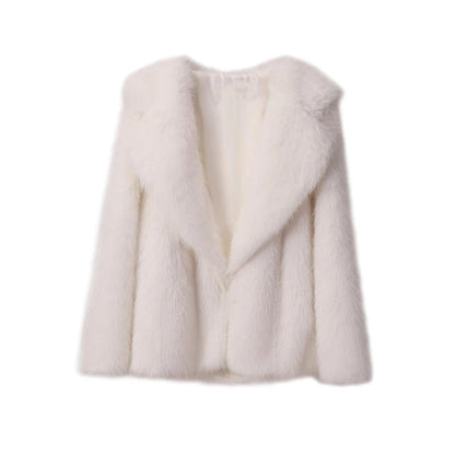 Manteau Femme Hiver Élégant avec Fermeture Cachée
