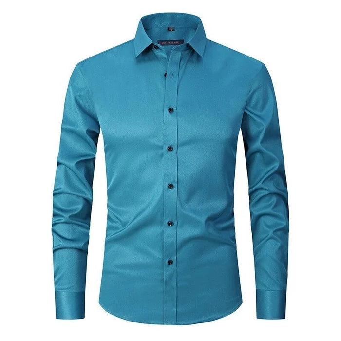 Chemise Homme Stylique à Manches Longues Classique