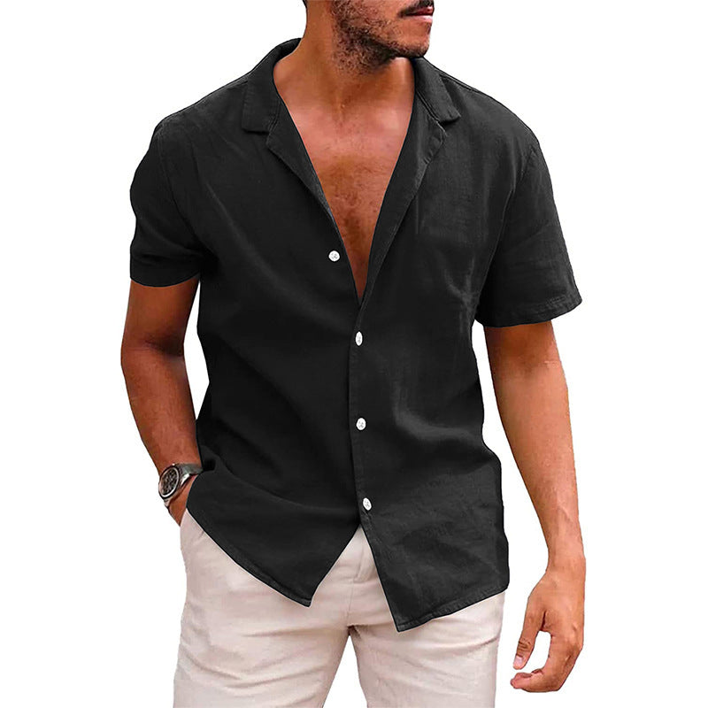 Chemise Homme Manches Courtes Chic - LuxeStyle