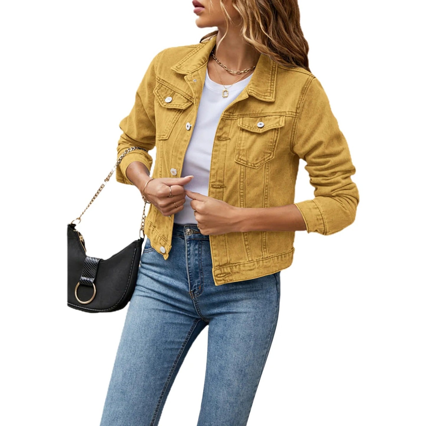Veste En Jean Décontractée Pour Femme | Courte