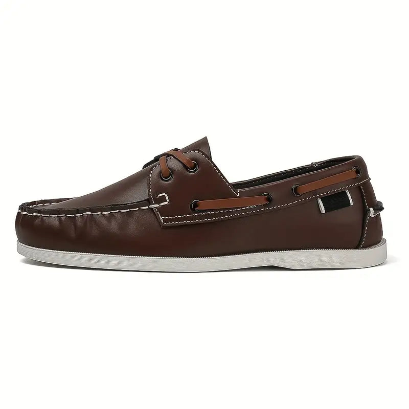 Chaussures Bateau Classiques pour Homme - Mocassins Cuir Doux & Chic - LuxeStyle