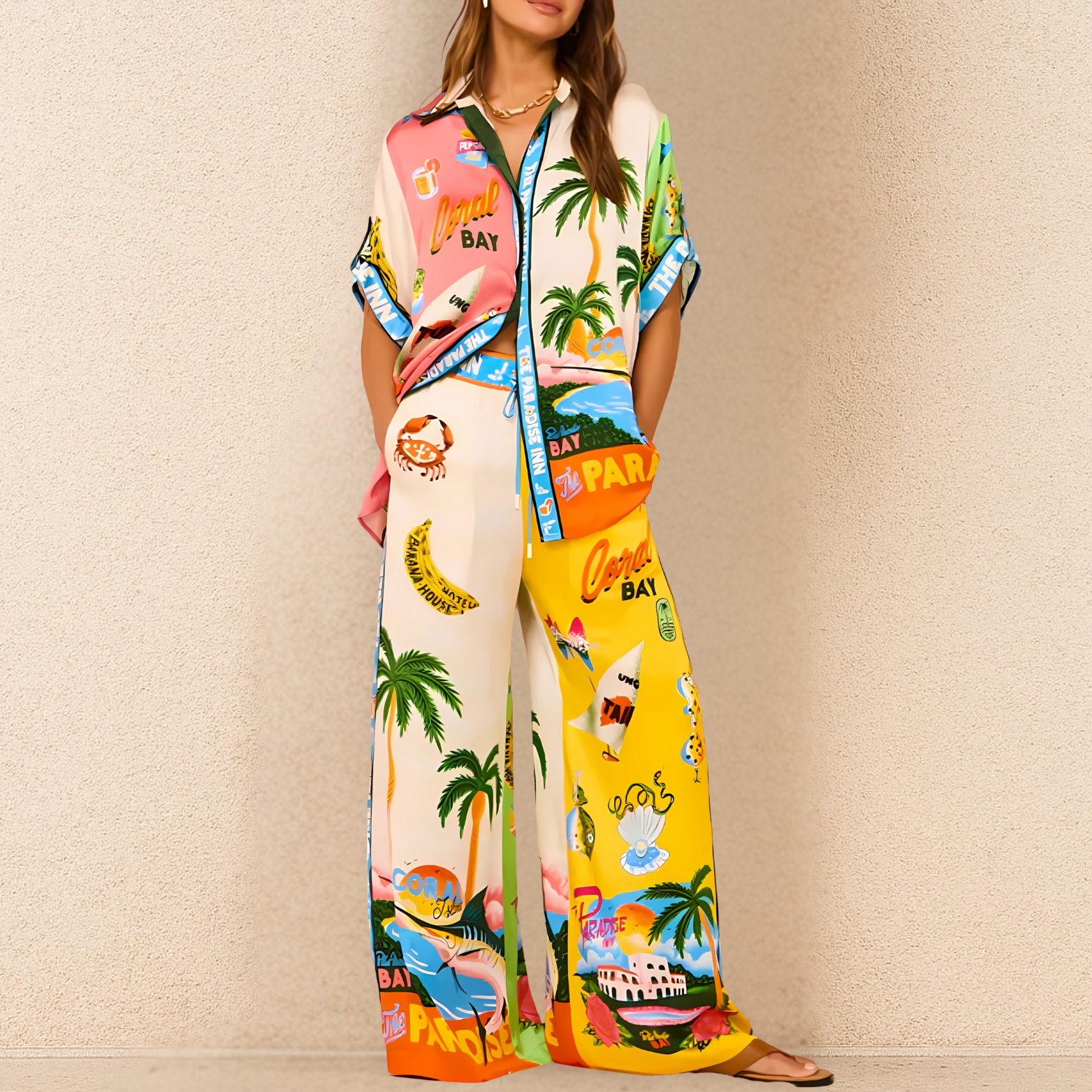 Tenue Détente Femme : Haut Court et Pantalon Comfy - LuxeStyle