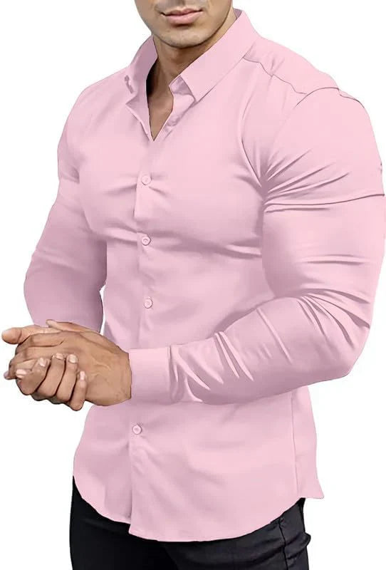 Chemise Homme Élégante Stretch pour Travail ou Soirée