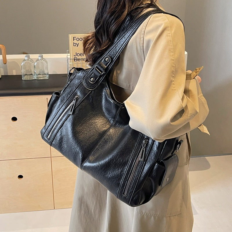 Sac à Main Chic en Cuir pour Femme avec Poches Pratiques - LuxeStyle