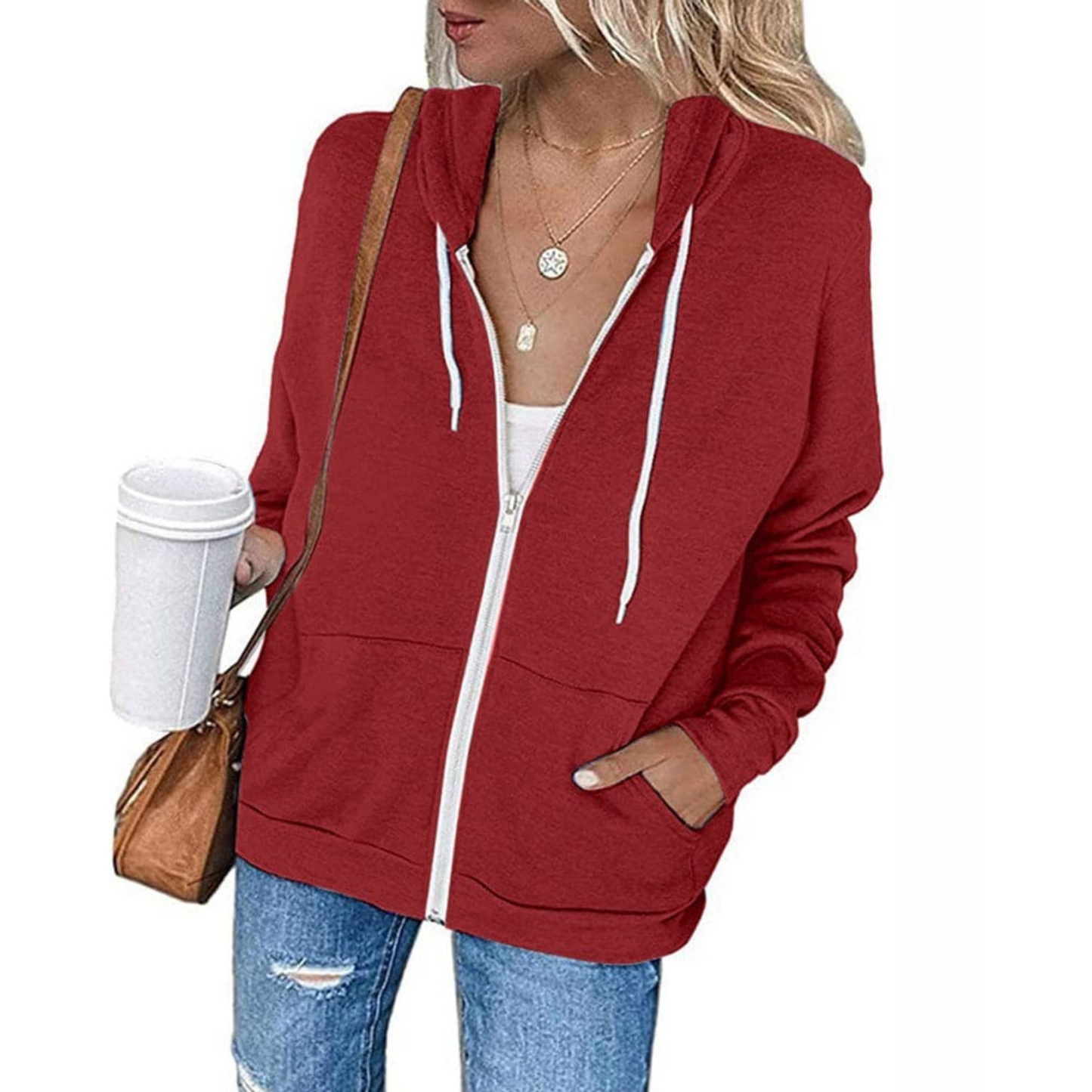 Sweat à Capuche Féminin Élégant