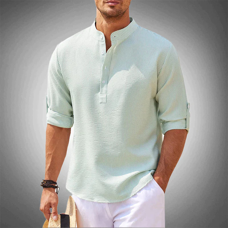 Chemise Homme Classe Stylo Rétro