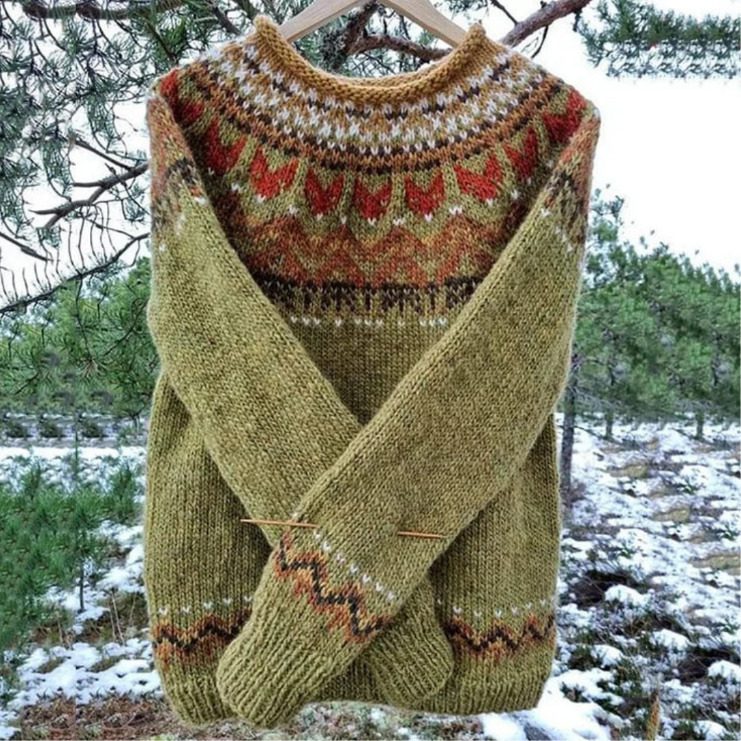 Pull Femme Hiver Coloré – Tricot Chaud et Douillet