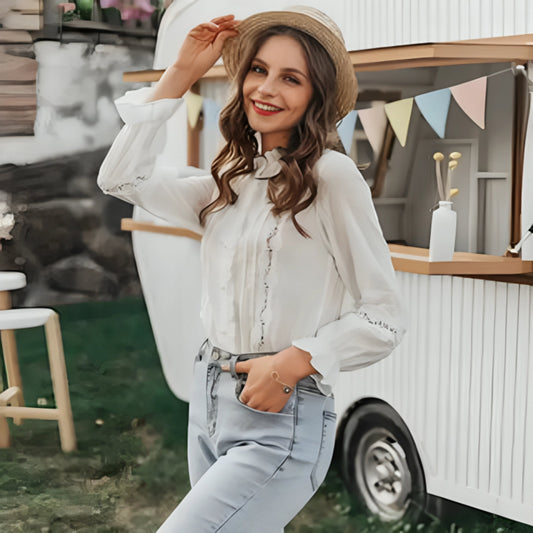 Chemise Élégante Femme Manches Longues - luxestyle