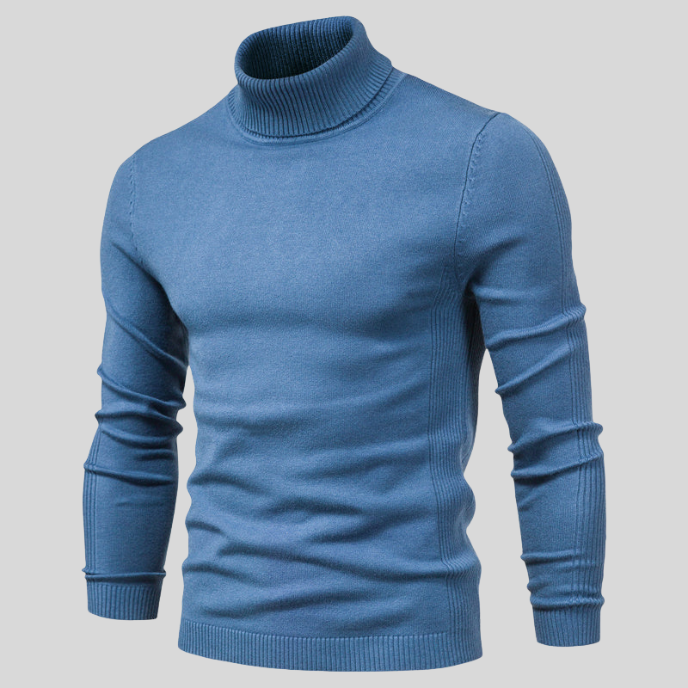 Pull Homme Col Montant Chic & Doux au Style Actuel