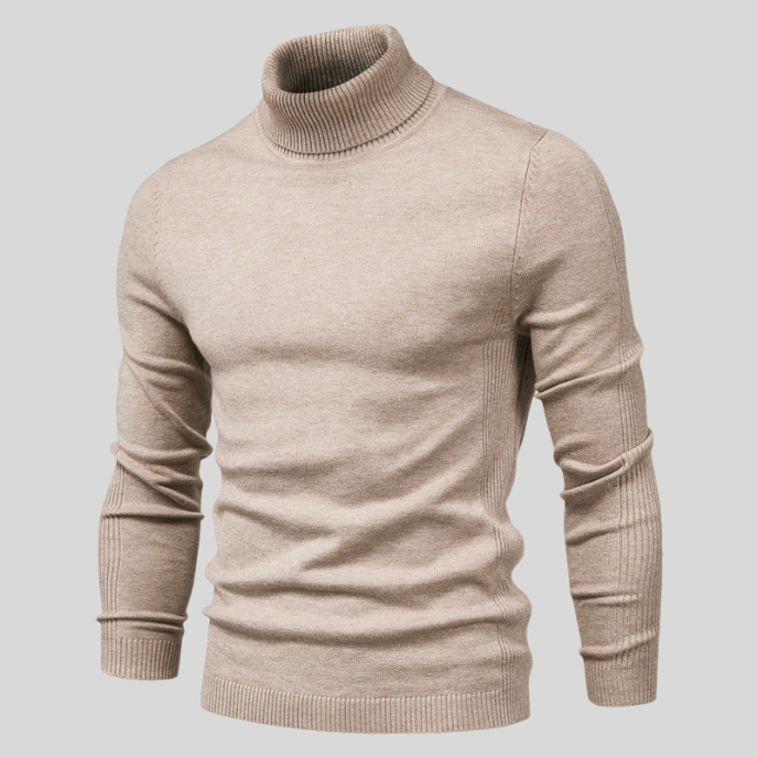 Pull Homme Col Montant Chic & Doux au Style Actuel