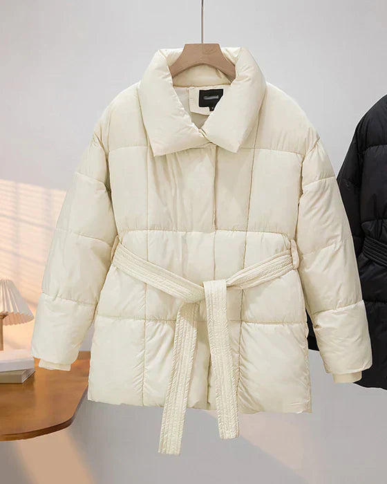 Veste Douillette pour Femme avec Remplissage Léger et Élégant
