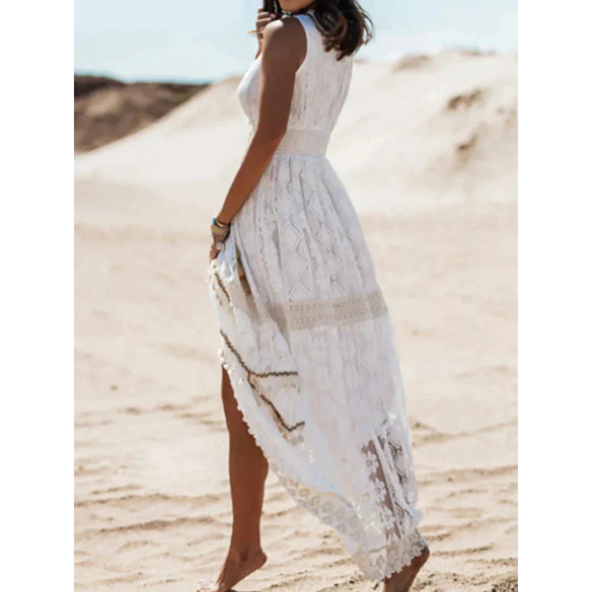 Robe Longue Femme Chic Bohème - luxestyle