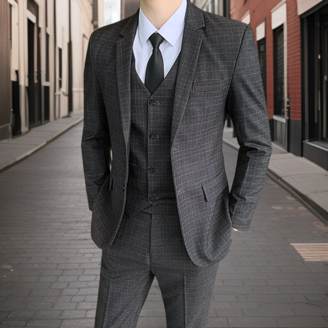 Costume Mariage Élégant 3 Pièces Pour Homme | Tenue Cérémonie Chic
