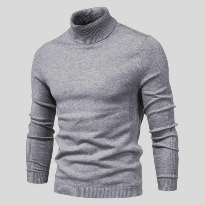 Pull Homme Col Montant Chic & Doux au Style Actuel