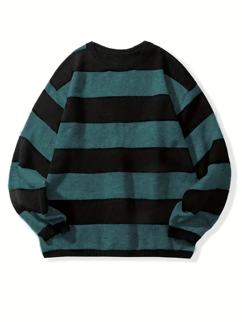 Pull à Rayures Classique pour Homme