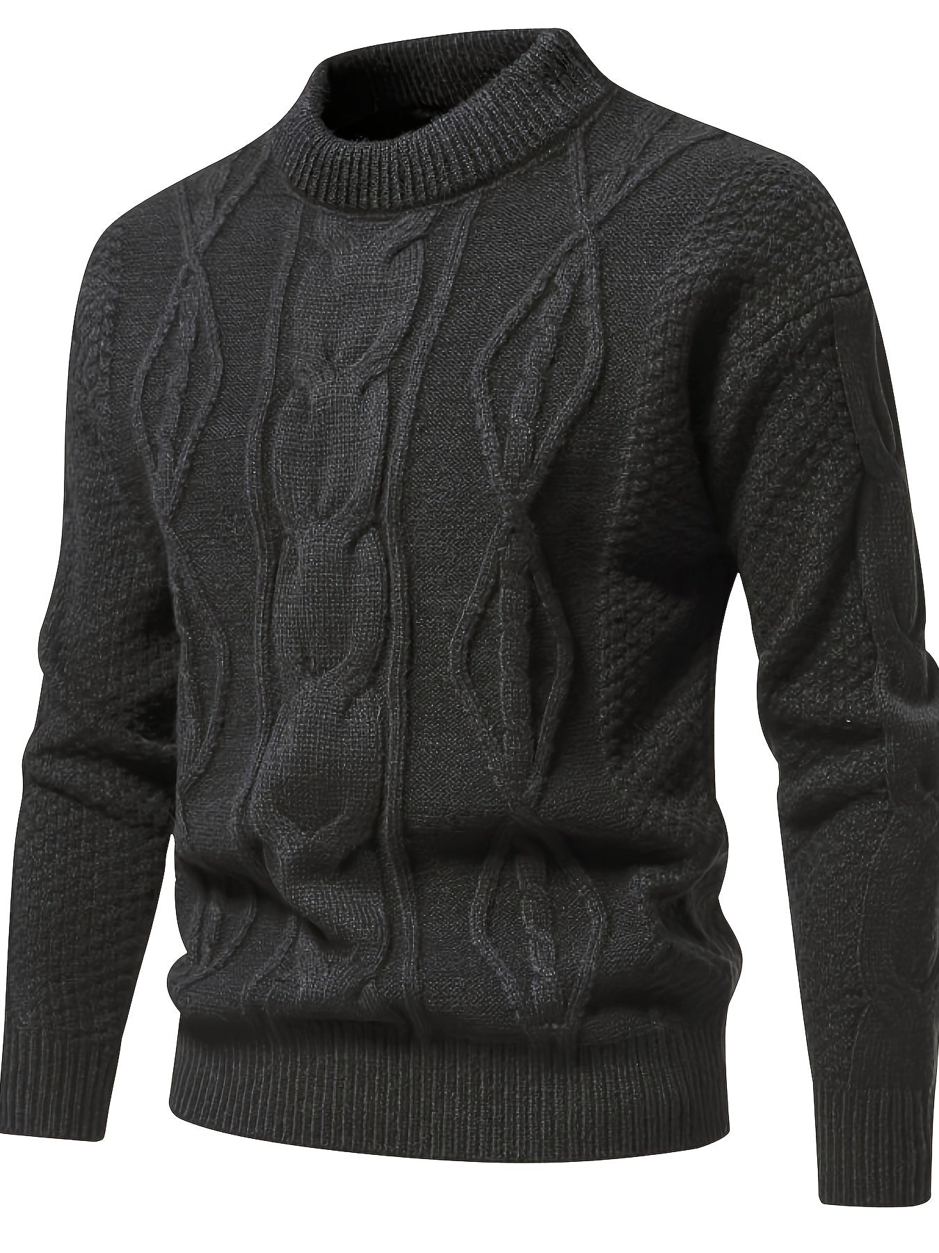 Pull en laine épais Marine pour Homme