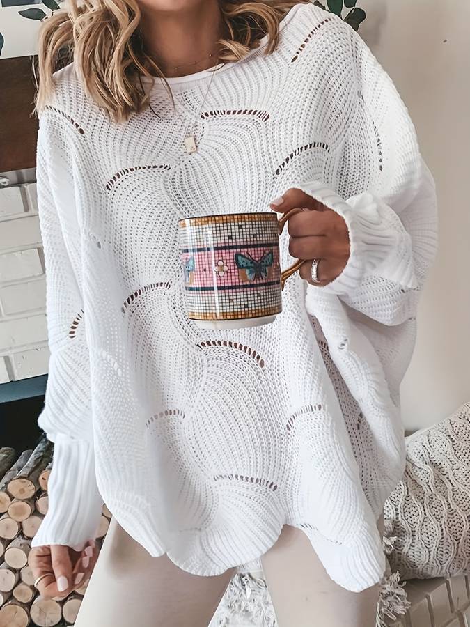 Pull Tricot Chaud pour Femme - Manches Longues Hiver