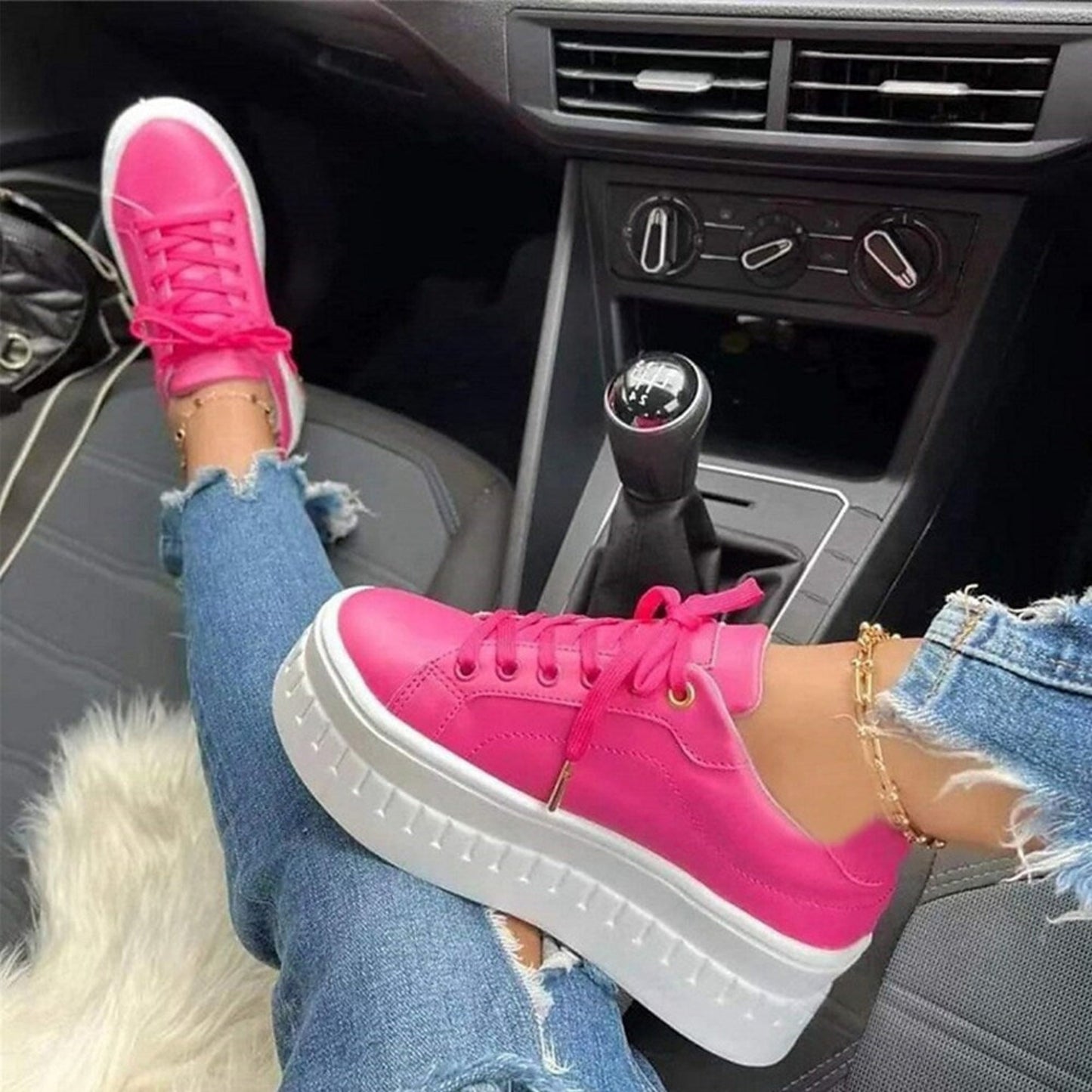 Baskets Fashion Élégantes pour Femme