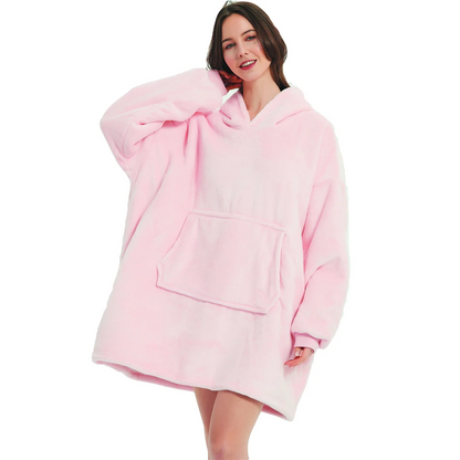 Sweat à Capuche Grande Taille Bleu Foncé Féminin