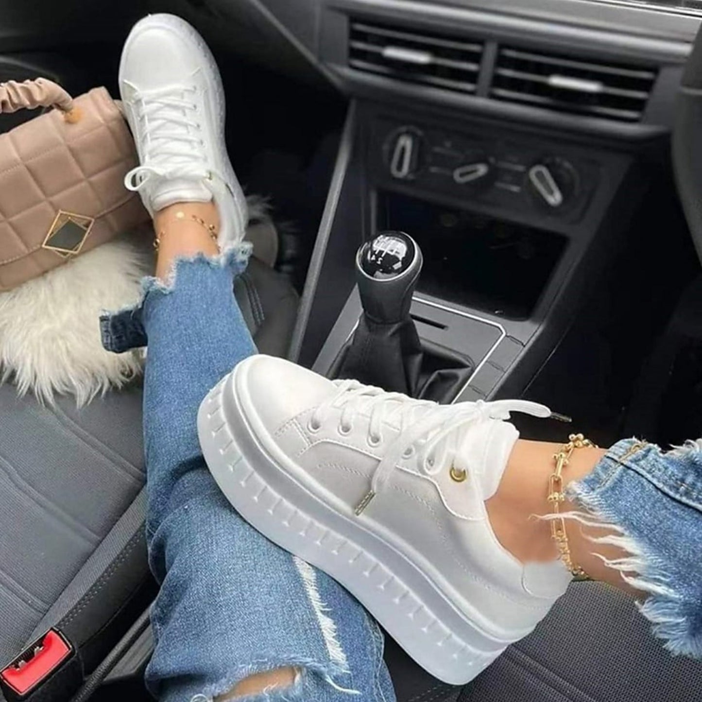Baskets Fashion Élégantes pour Femme