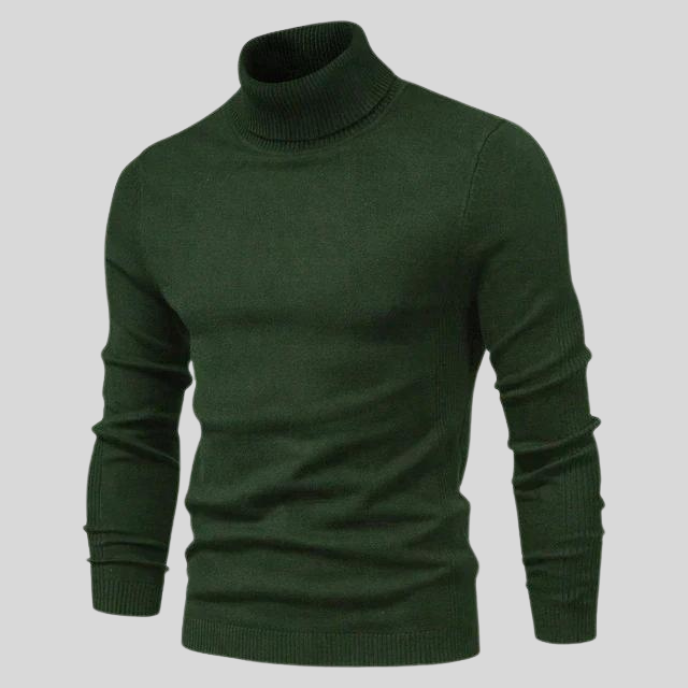 Pull Homme Col Montant Chic & Doux au Style Actuel