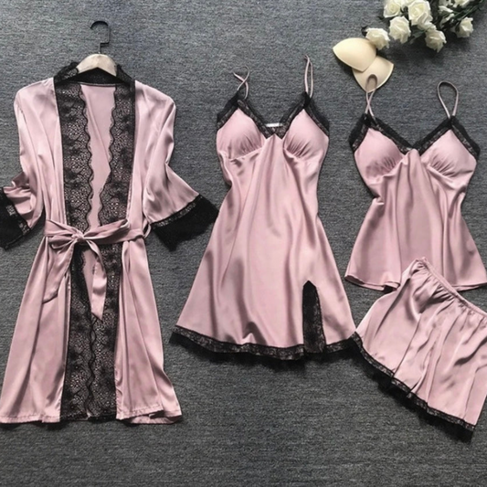 Pyjama Femme Luxe en Soie pour Nuits Douces