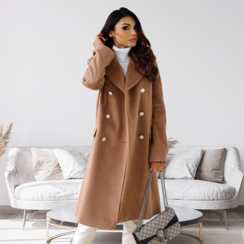 Manteau Femme Hiver Chic Longueur Grande