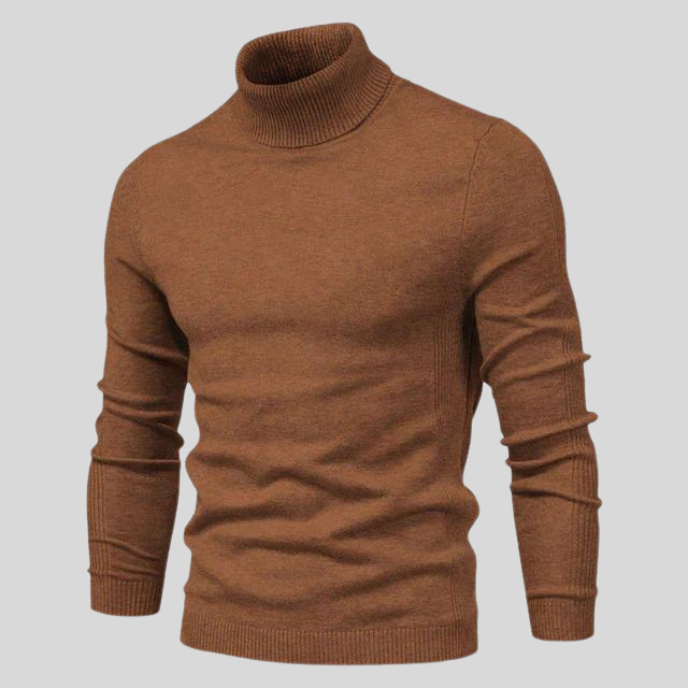 Pull Homme Col Montant Chic & Doux au Style Actuel
